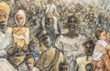 Светла будућност, уље на платну - Милош Бојовић