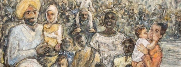 Светла будућност, уље на платну - Милош Бојовић