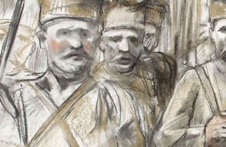 Брига, сепија на дрвету - Милош Бојовић