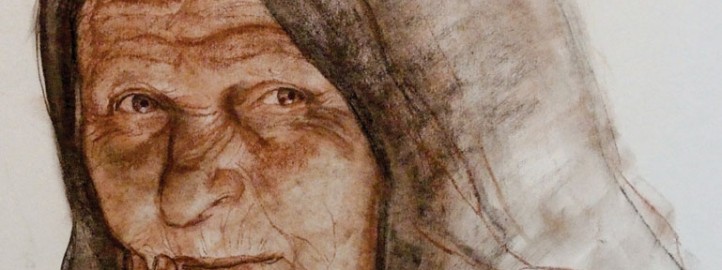 Брига, сепија на папиру - Милош Бојовић