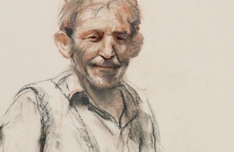 Lenity, charcoal on paper - Miloš Bojović