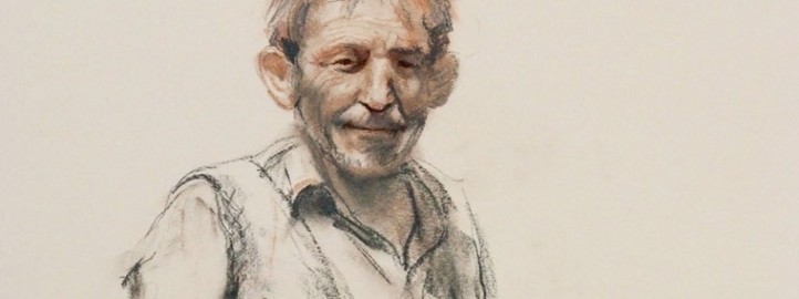 Lenity, charcoal on paper - Miloš Bojović